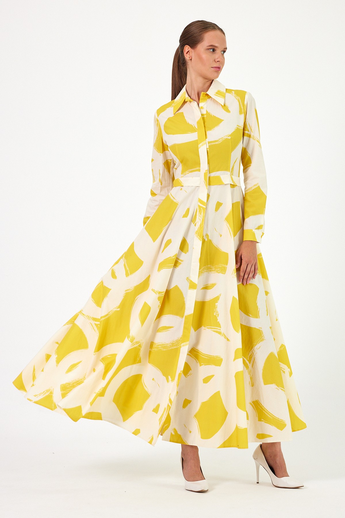 Sandra Dress - Yellow