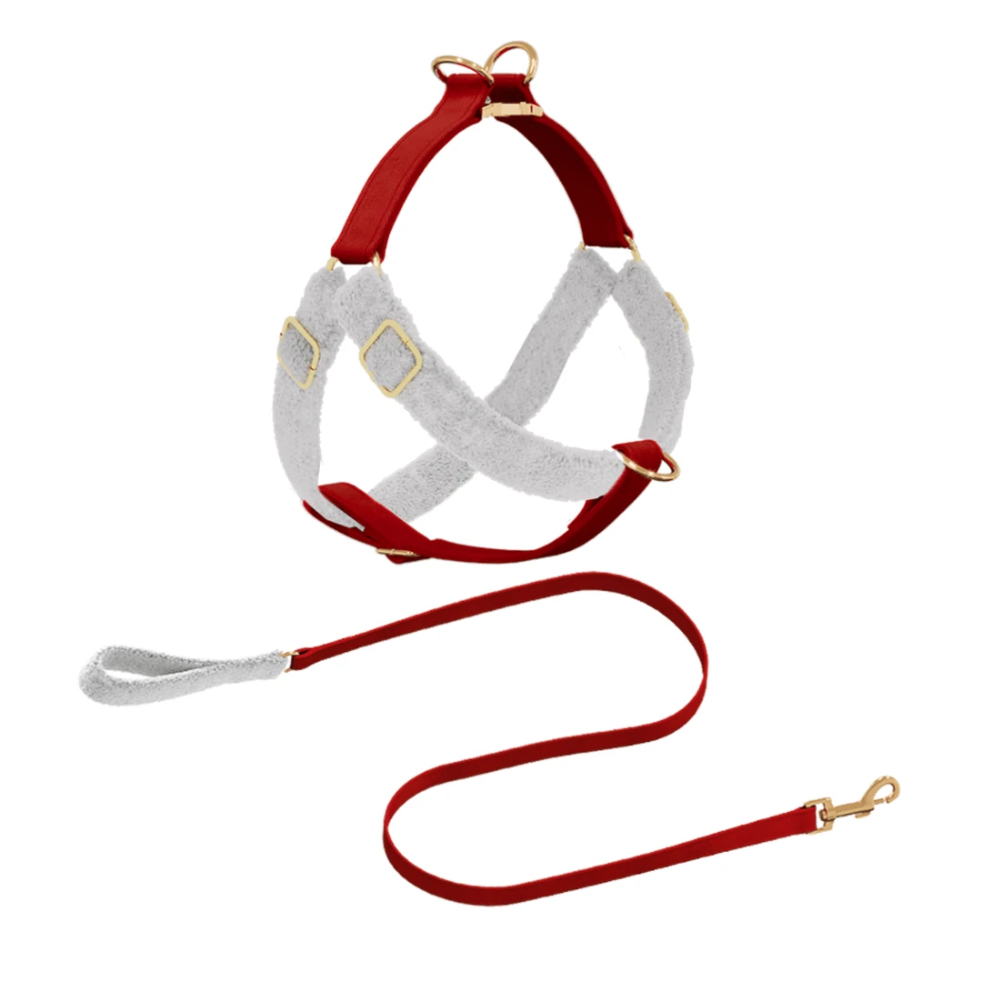 Noel Köpek Göğüs Tasma Seti