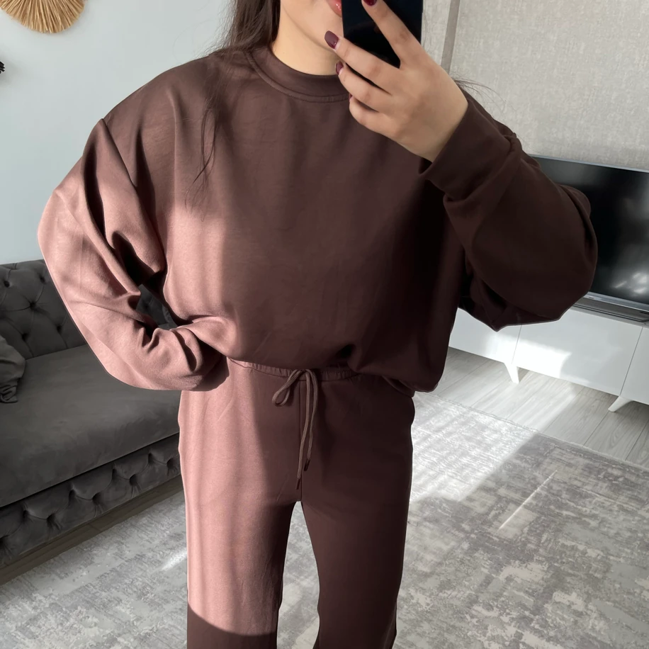 Modal eşofman takım kahverengi