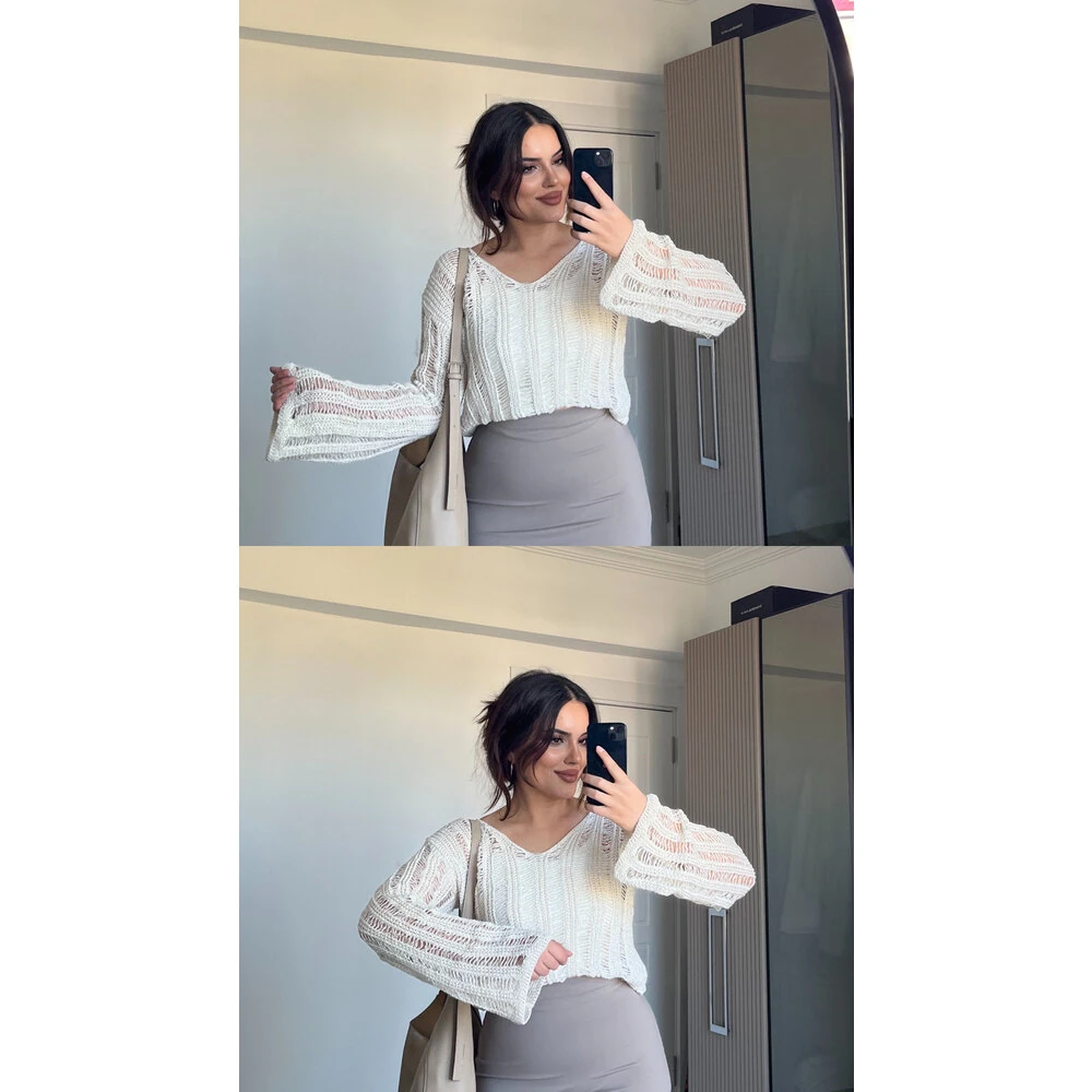 V yaka ajurlu kazak taş