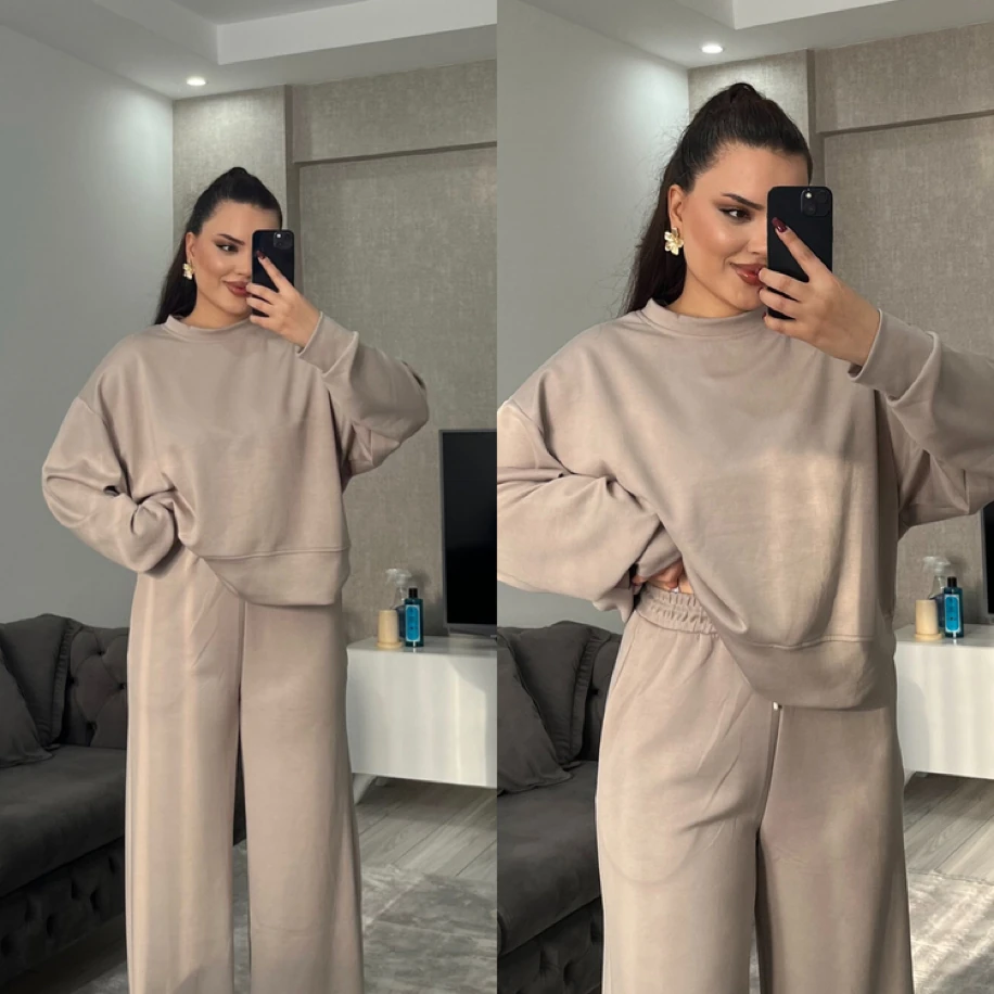 Modal eşofman takım bej