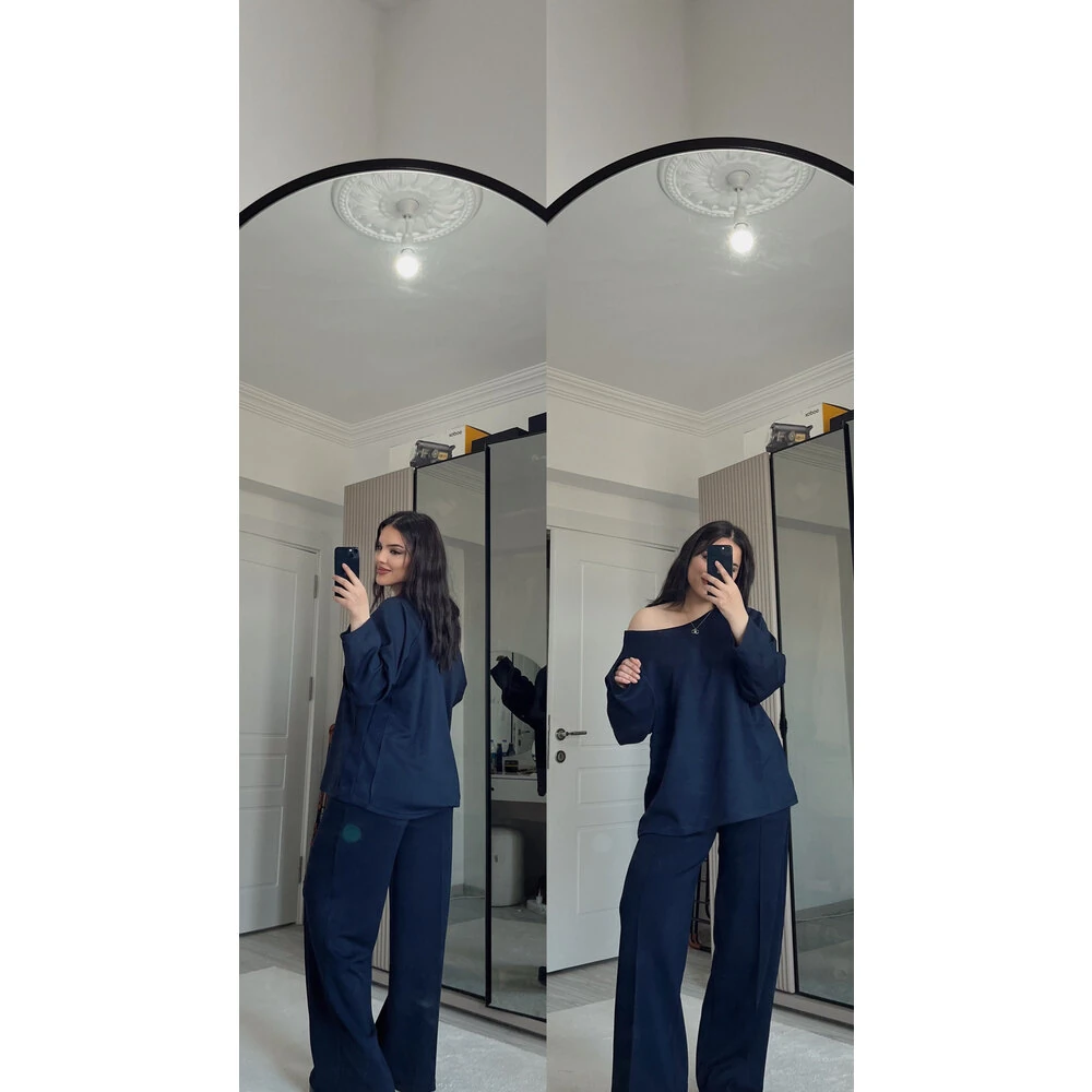 Modal salaş takım lacivert