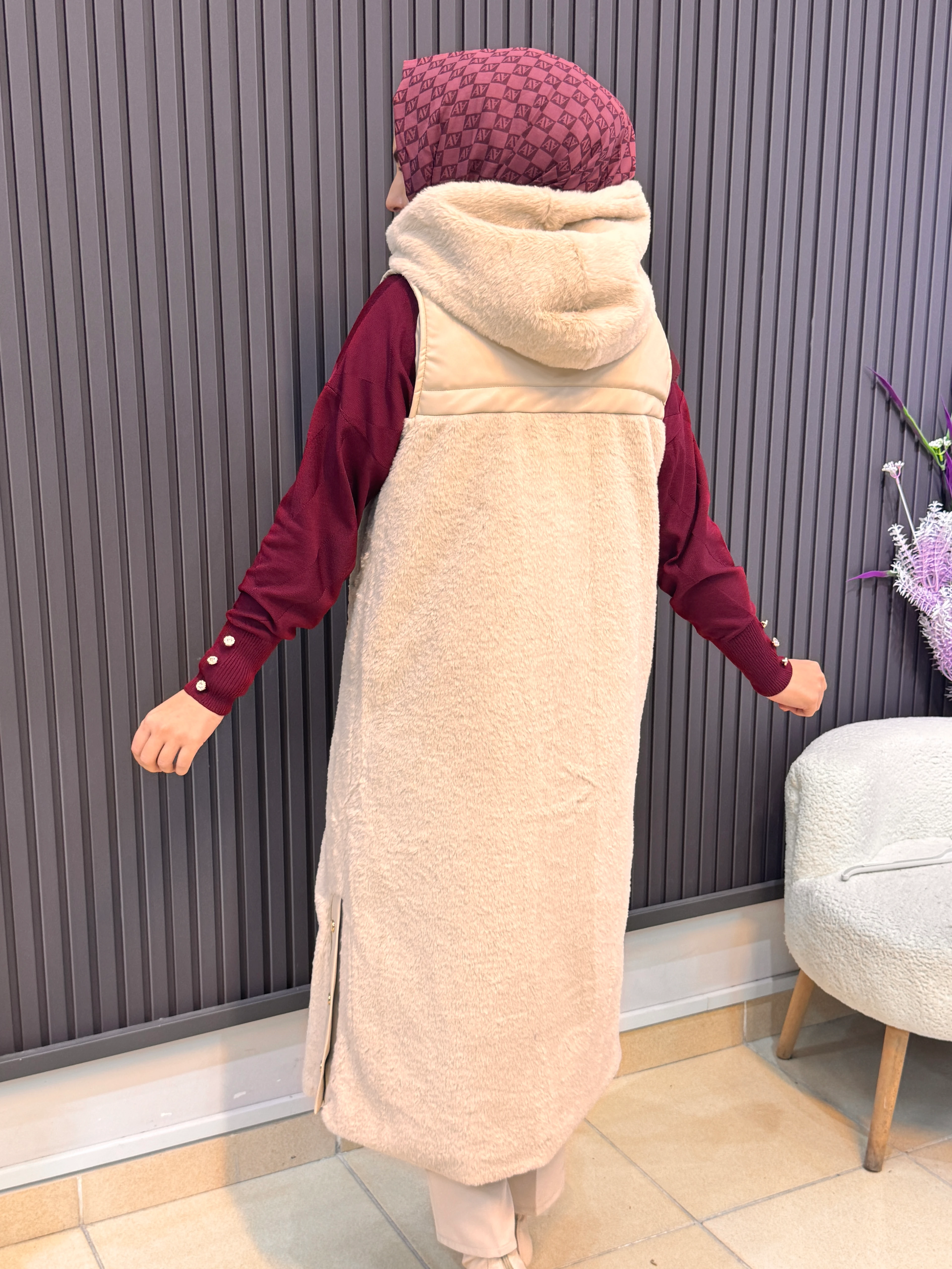 Ara boy angora yelek