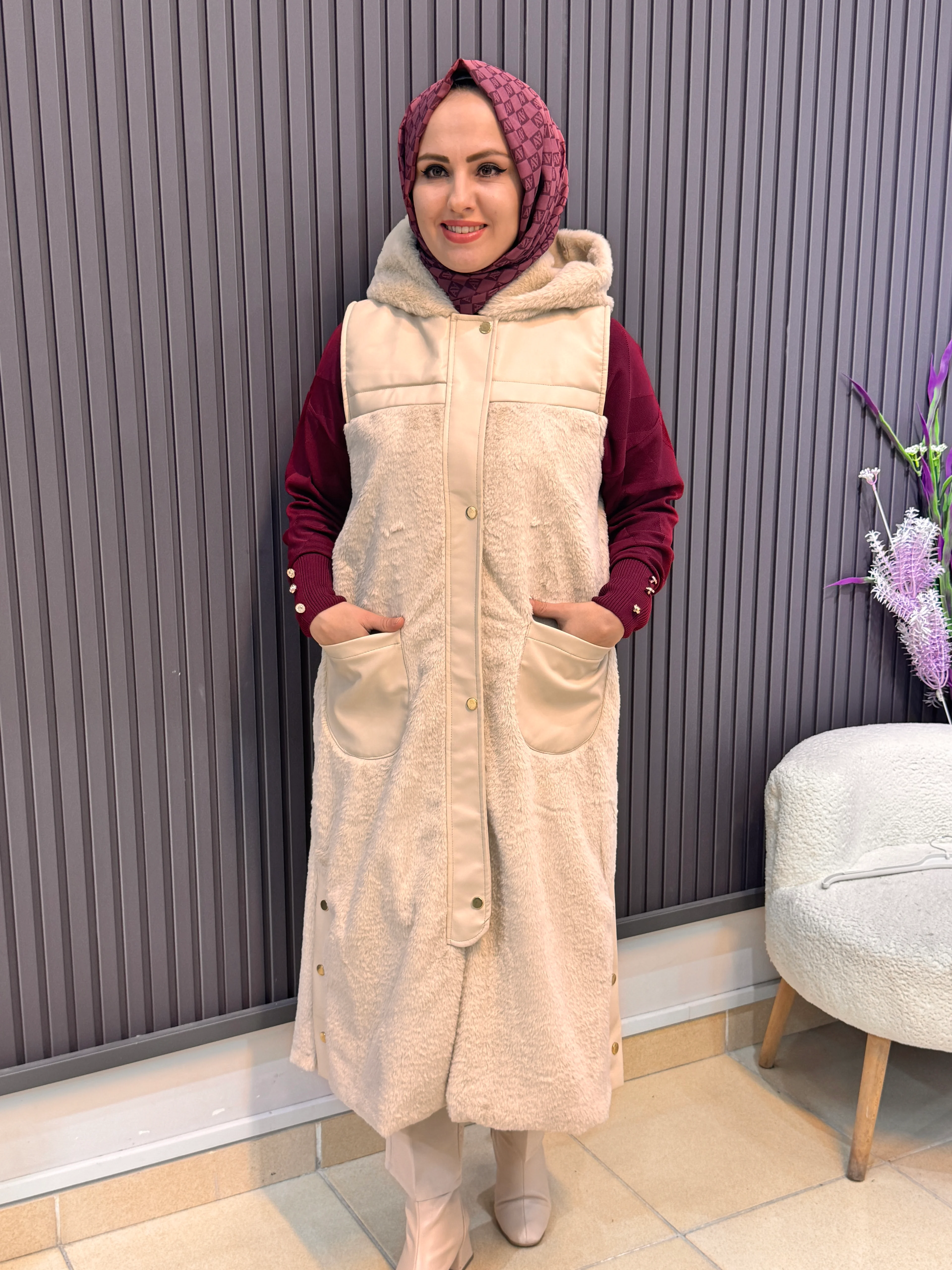 Ara boy angora yelek