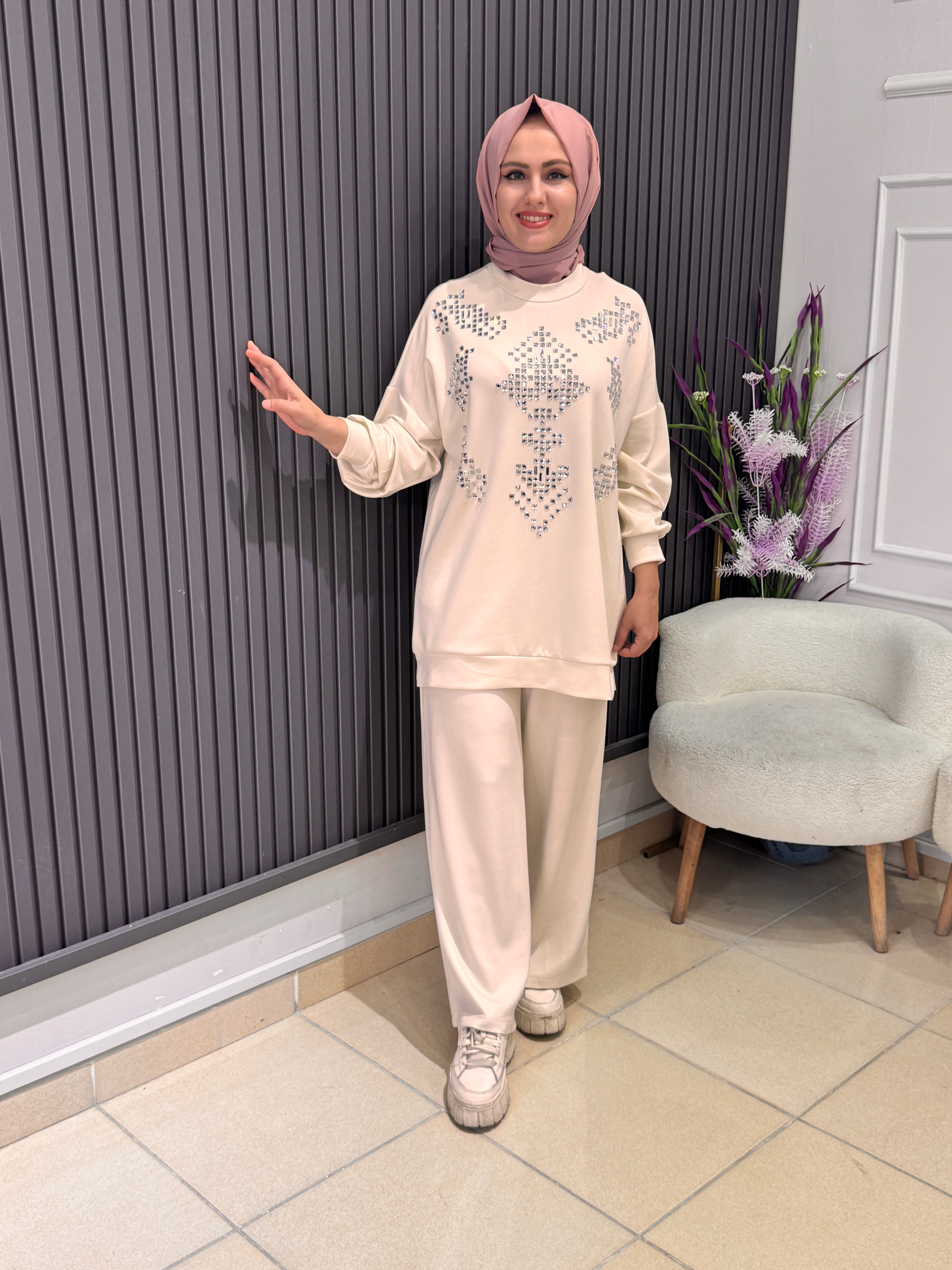 Katya taşlı takım