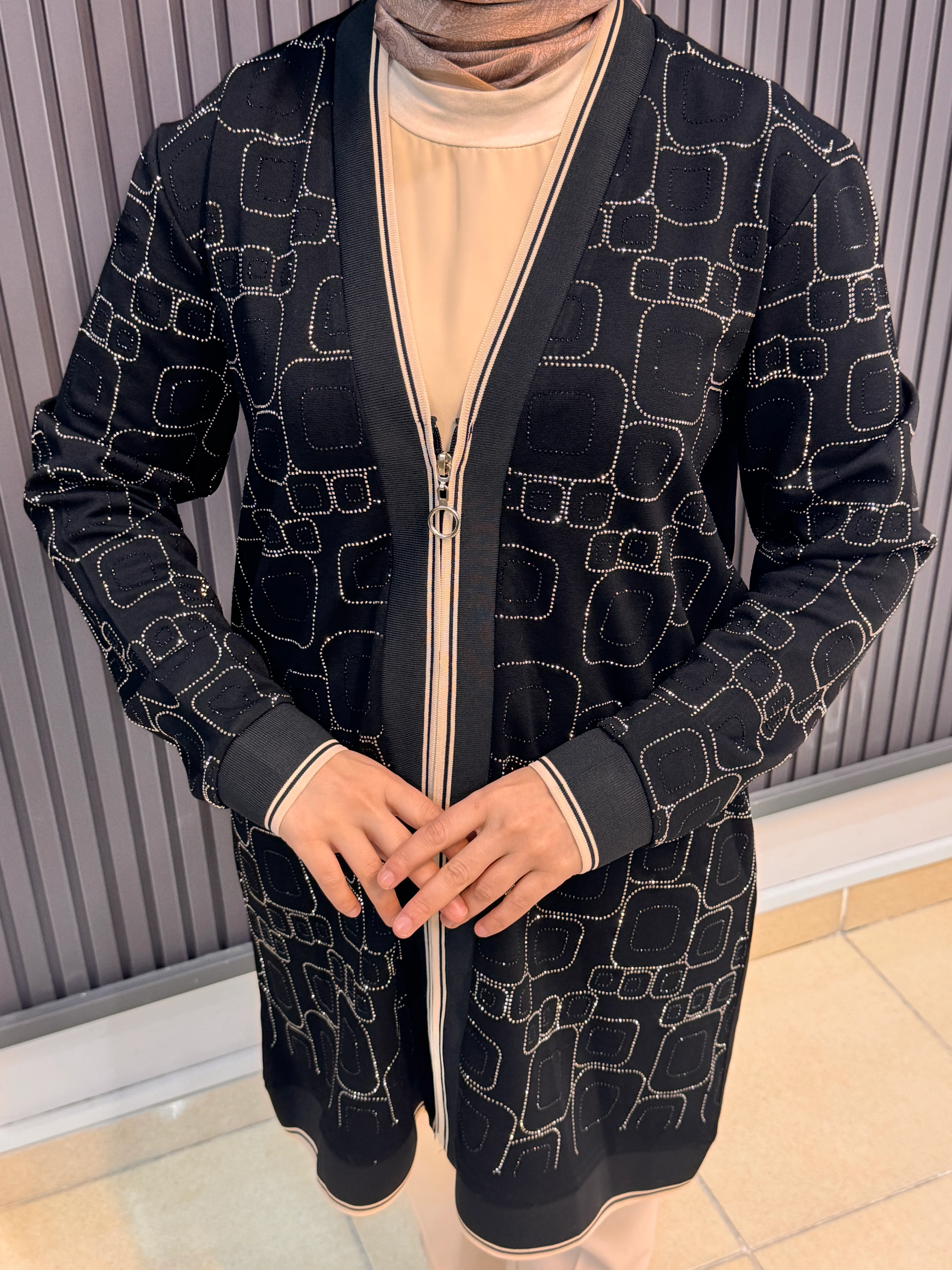  taşlı Merserize hırka