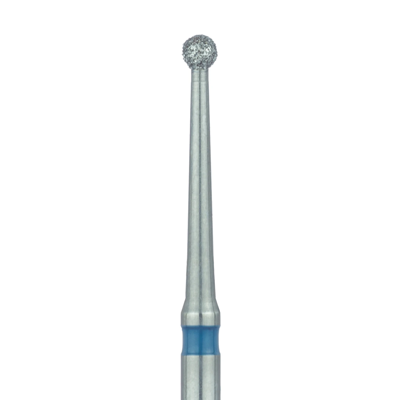 801L Elmas Frez - Mavi Kuşak (Standard) Uzun Boyunlu Yuvarlak (Long Neck Round) Genel Preparasyon Frezi - Mavi