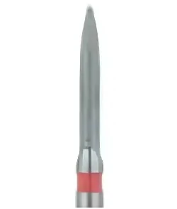 862 Elmas Frez - Kırmızı Kuşak (İnce) Konik Finishing Frezi