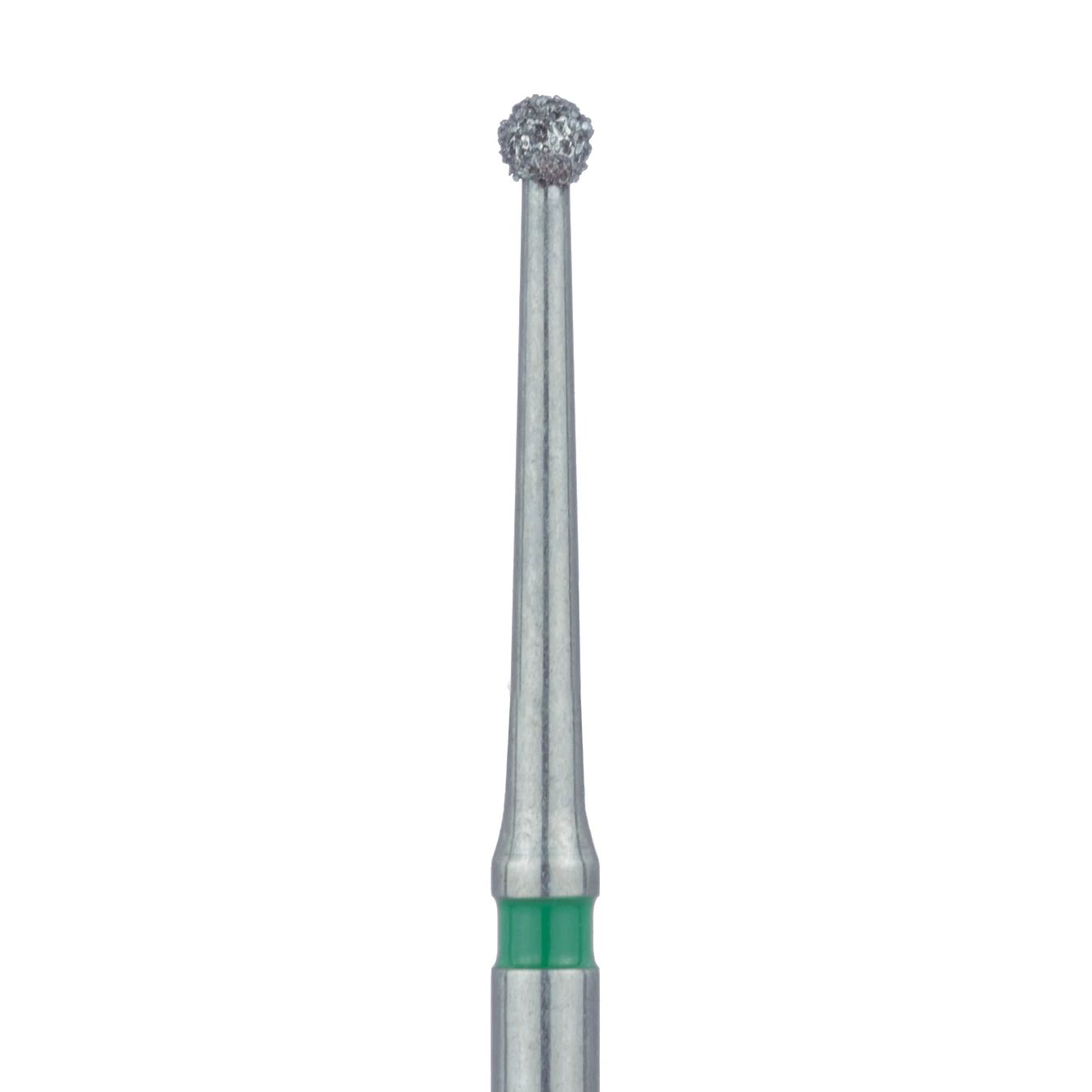 801LG Elmas Frez - Yeşil Kuşak (Kaba) Uzun Boyunlu Yuvarlak (Long Neck Round) Hızlı Preparasyon Frezi - Yeşil
