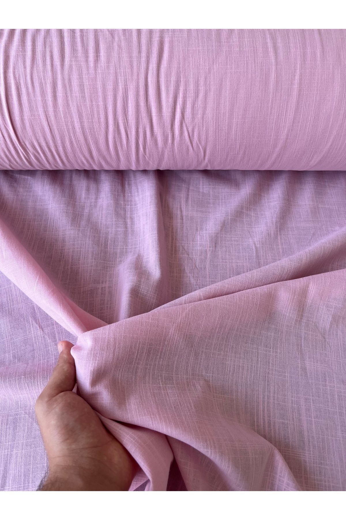 👗%100 Doğal Çift En Keten Kumaş – 150 cm Genişlik, Canlı Renkler ve Yumuşak Doku!