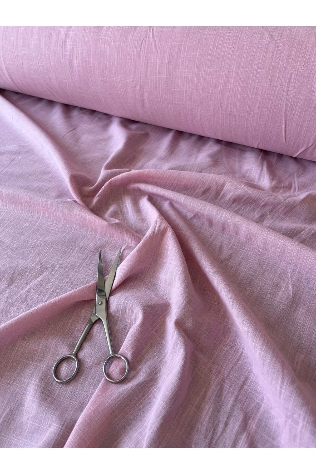 👗%100 Doğal Çift En Keten Kumaş – 150 cm Genişlik, Canlı Renkler ve Yumuşak Doku!