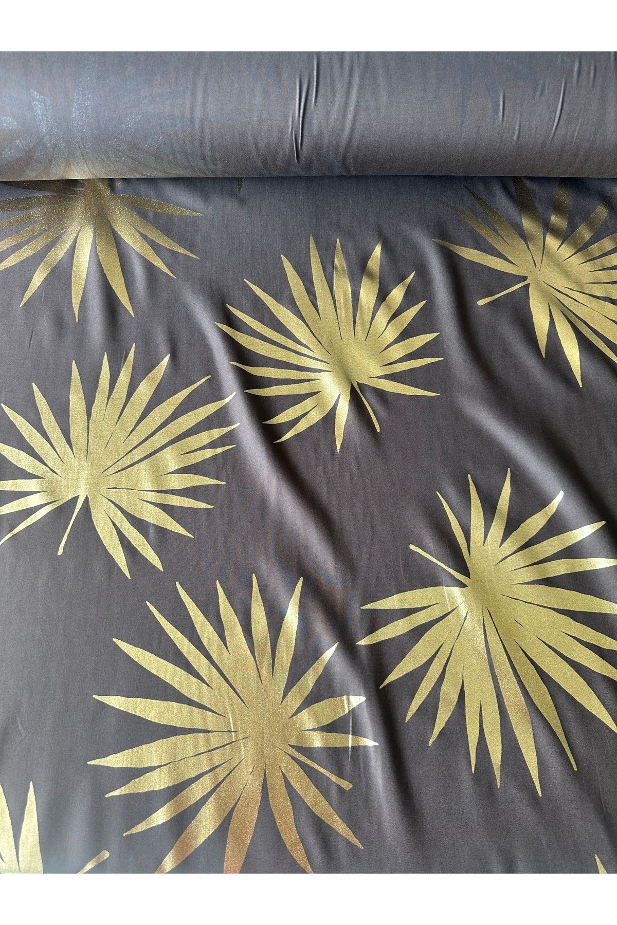 🎨Varak Baskı Çift En Viskon (150 cm) – Nefes Alan, Dökümlü ve Canlı Renkli!