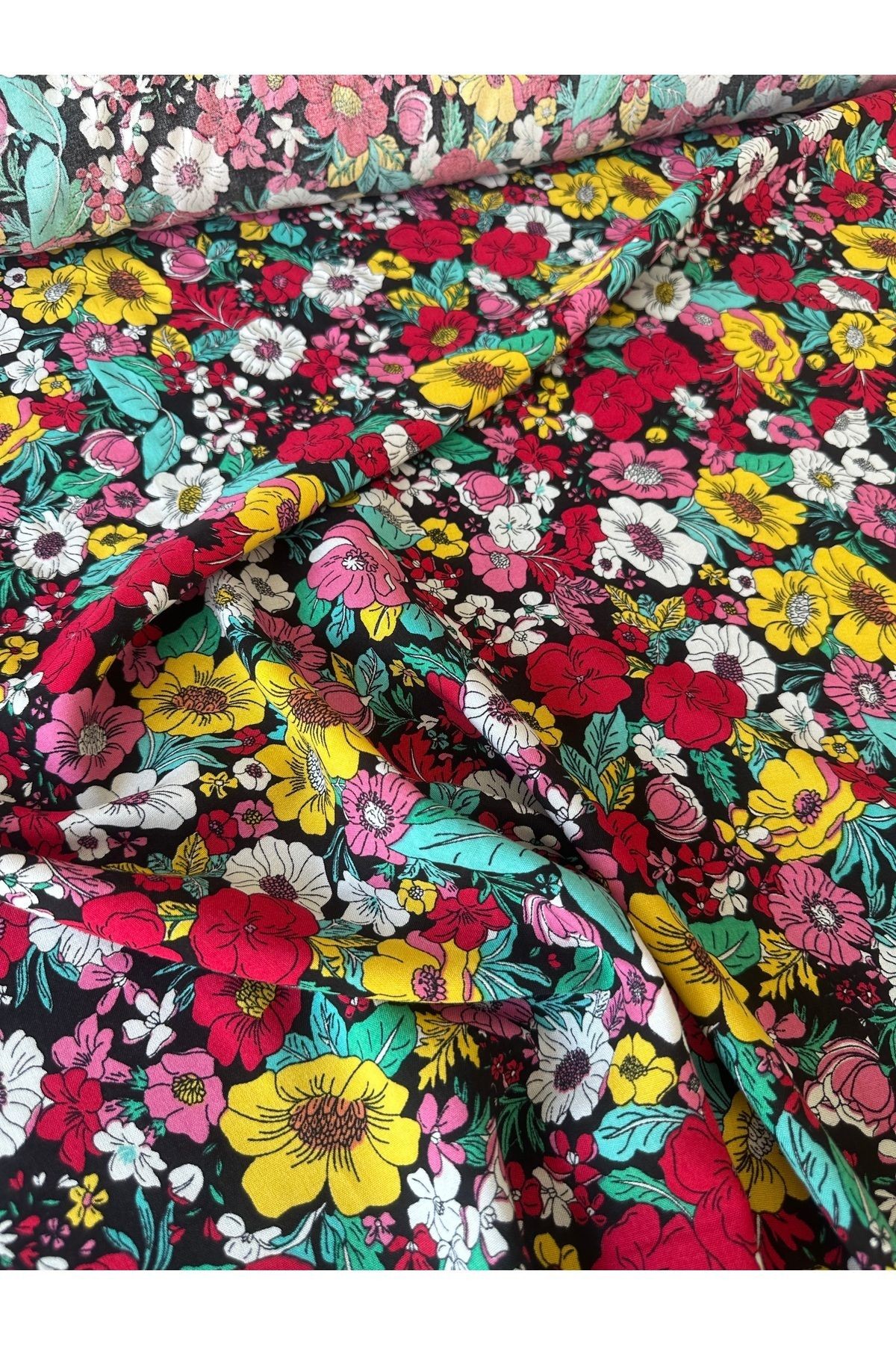 🌈 %100 Doğal ve Şık Çift En Viskon Kumaş – 150 cm Genişlikte, Dökümlü ve Serin Tutan