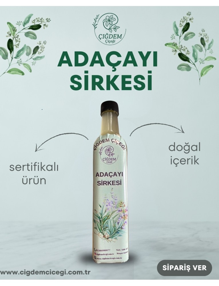 Adaçayı Sirkesi (500 Gr)