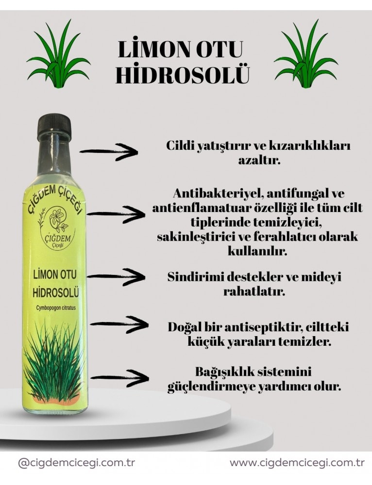 Limon Otu Hidrosolü (500 Gr)