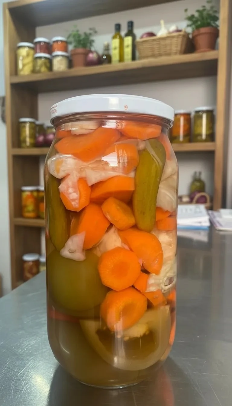 Karışık Turşu ( Havuç, lahana, domates, salatalık) ( 1 Kg)