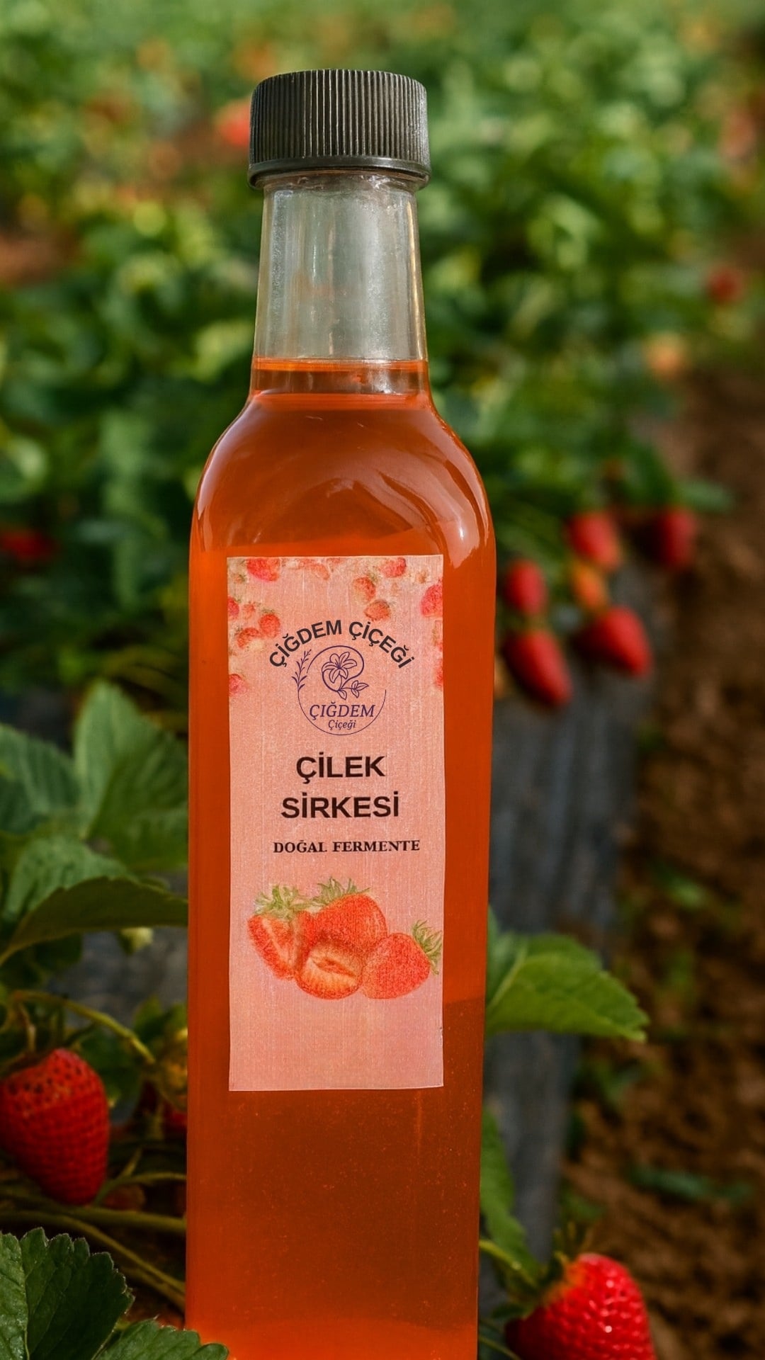 Çilek Sirkesi (500 Gr)