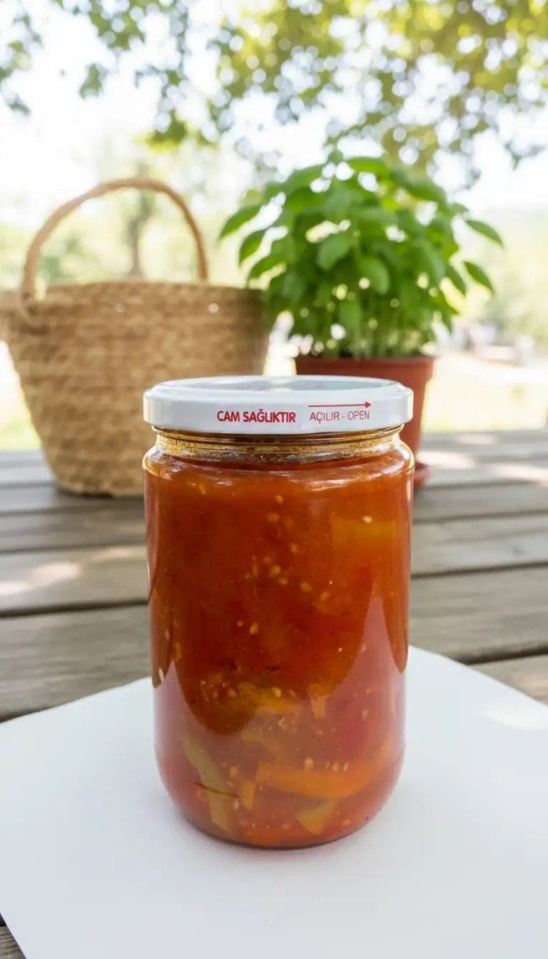 Domates Soslu Acı Biber Turşusu (650 Gr)