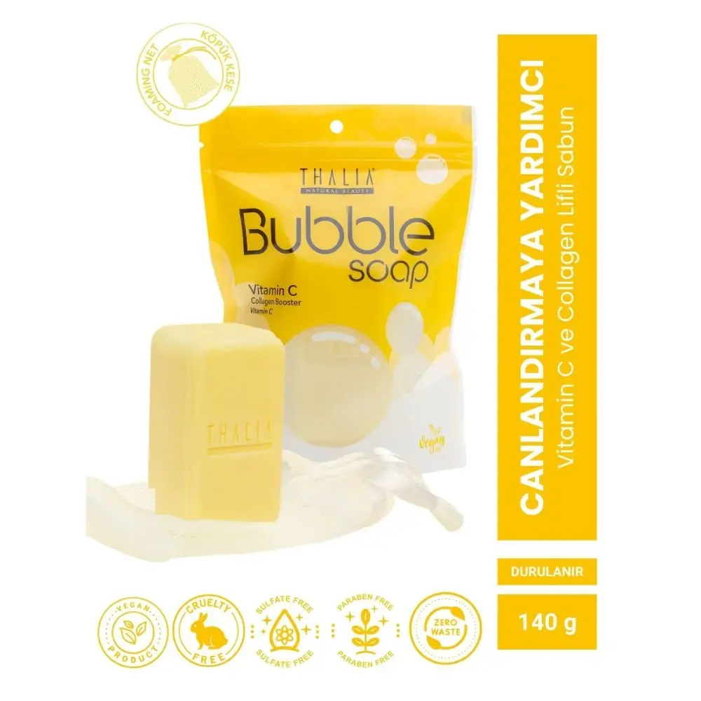 Canlandırmaya Yardımcı Vitamin C & Kolajen Lifli Sabun 140 gr