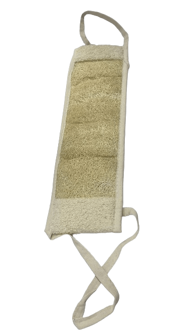 Otçu® Doğal Kabak Lifli İpli Çift Yönlü Banyo & Duş Sırt Kesesi