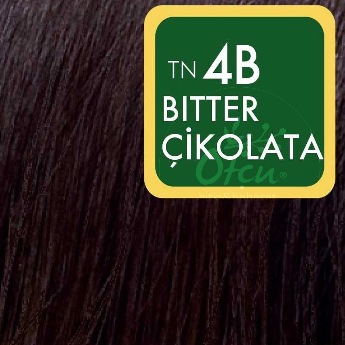 Natural Colors Organik Saç Boyası 4B Bitter Çikolata 1+1