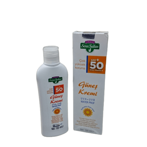 Sena Sultan 50 SPF Yüksek Koruyuculu Güneş Kremi 150 ml