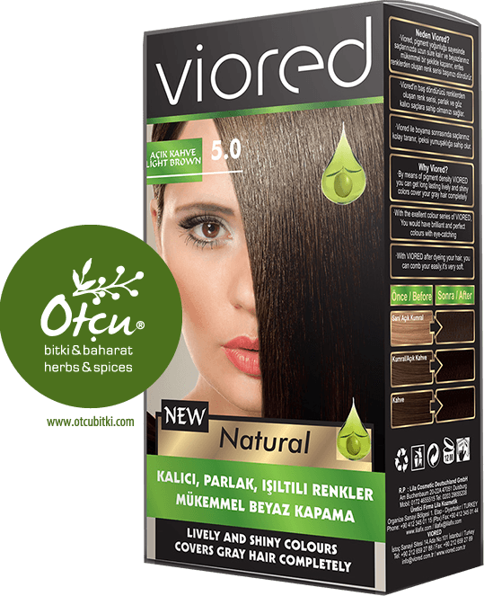 Viored Deluxe Saç Boyası 5.0 Açık Kahve  Lila Cosmetics