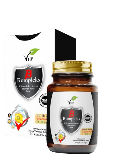 VHP B Vitaminleri İçeren Takviye Edici Gıda 30 Tablet