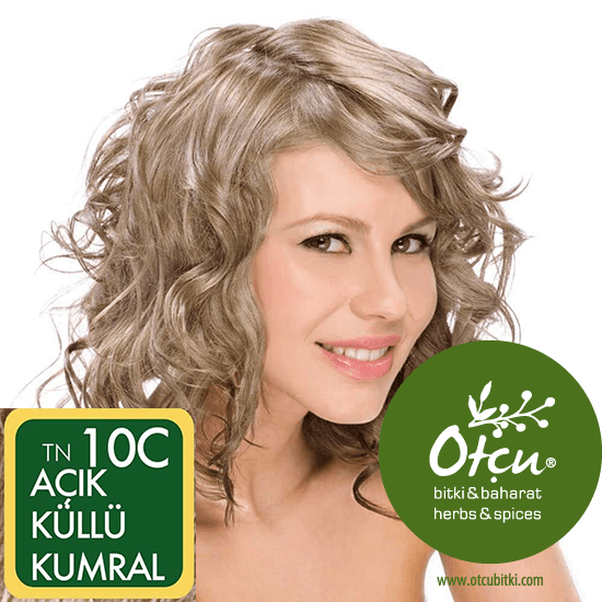 Natural Colors 10C Açık Küllü Sarı Organik Saç Boyası