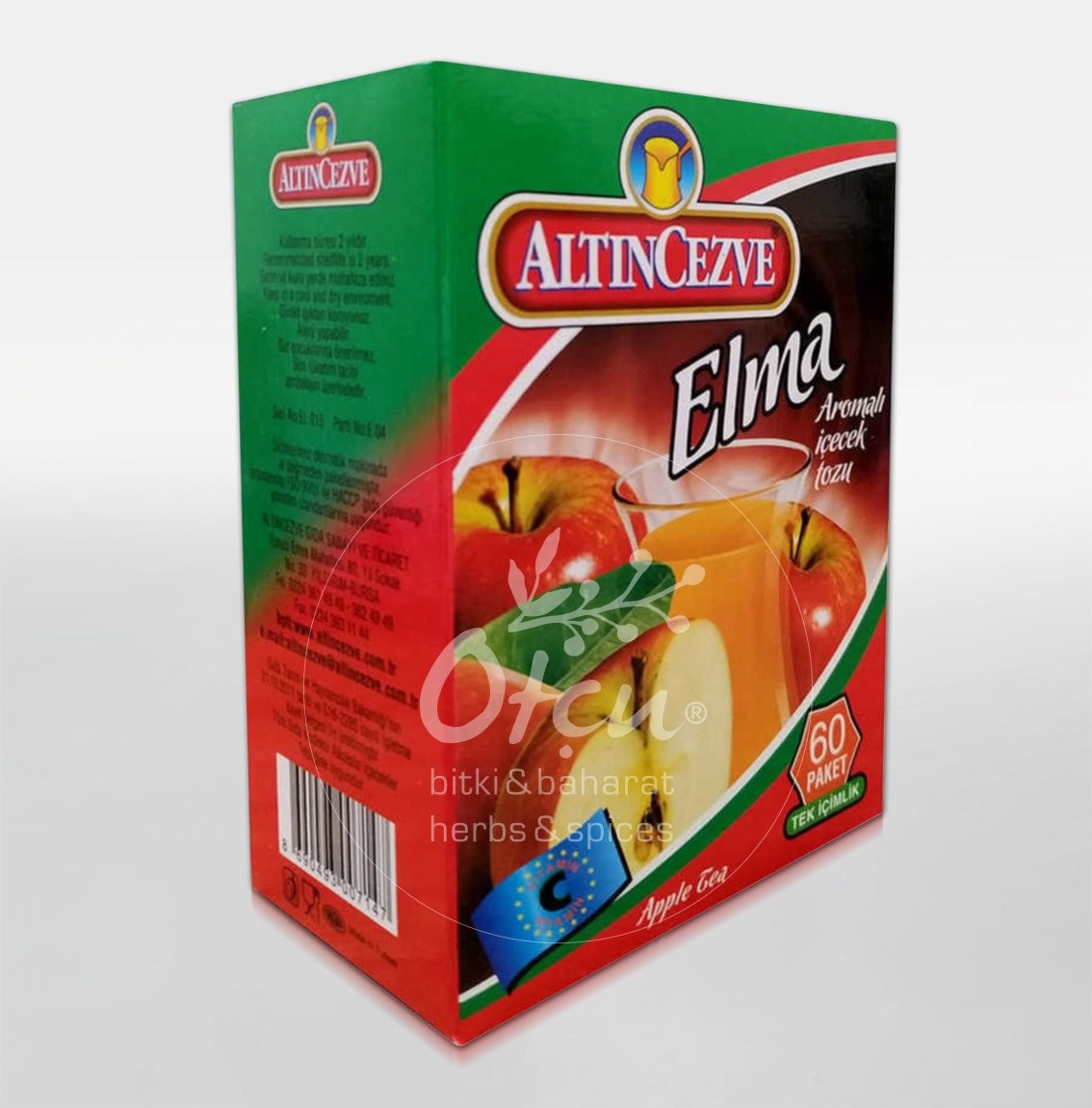 Elma Aromalı İçecek Tozu 60 Paket