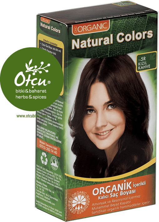 Natural Colors 5R Kızıl Kahve Organik Saç Boyası