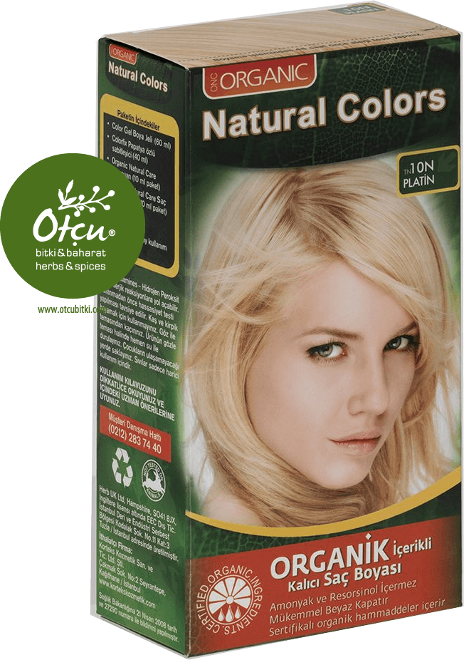 Natural Colors 10N Platin Organik Saç Boyası