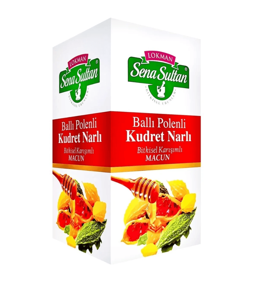 Sena Sultan Ballı Polenli Kudret Narlı Bitkisel Karışımlı Macun 420 gr