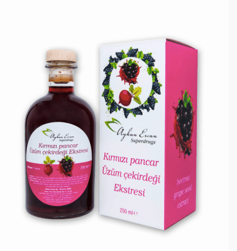 Ayhan Ercan Kırmızı Pancar&Üzüm Çekirdeği Ekstresi 250ml