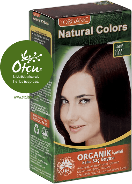 Natural Colors 5RF Şarap Kızılı Organik Saç Boyası