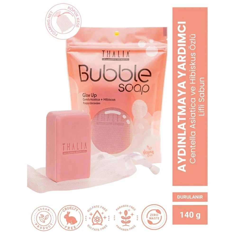 Aydınlatmaya Yardımcı Centella Asiatica & Hibiskus Özlü Lifli Sabun 140gr