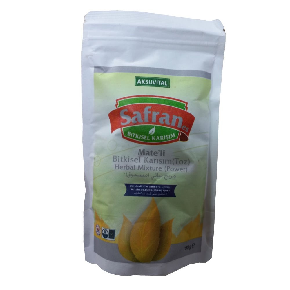 Safranes Mate'li Bitkisel Karışımlı Toz 100 gr
