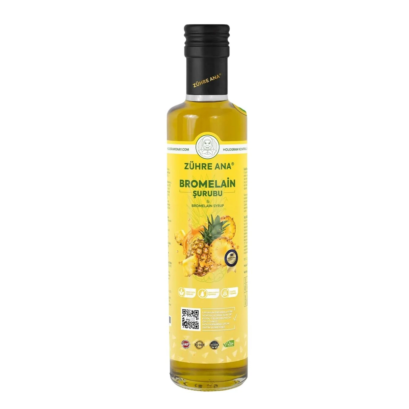 Ananas İçeren Bromelain Şurubu 250 ml