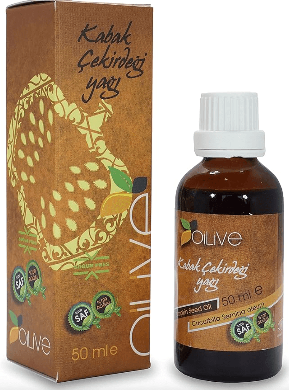 Oilive Kabak Çekirdeği Yağı 50 ml