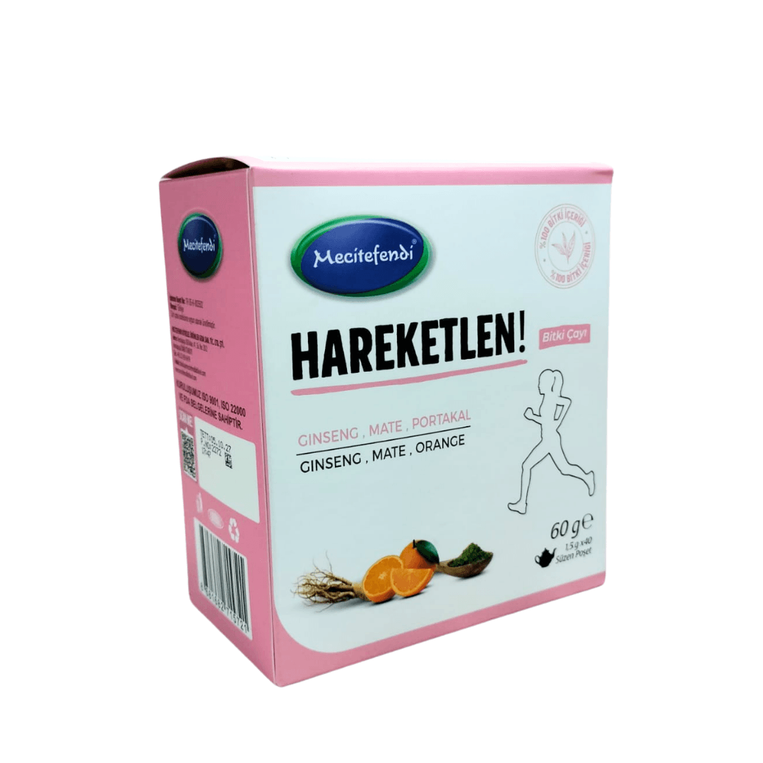 Mecitefendi Hareketlen Bitki Çayı (Süzen Poşet 40'lı)