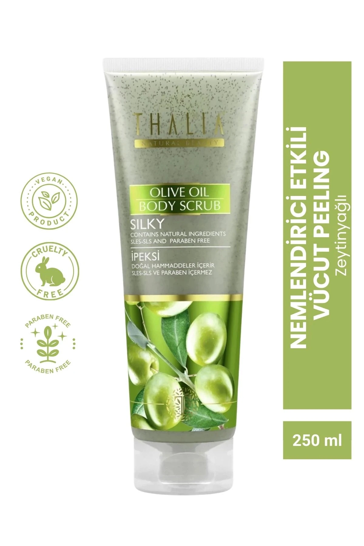 Nemlendirici Etkili Zeytinyağlı Vücut Peelingi 250 ml