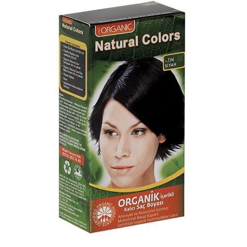 Natural Colors 1N Siyah Organik Saç Boyası