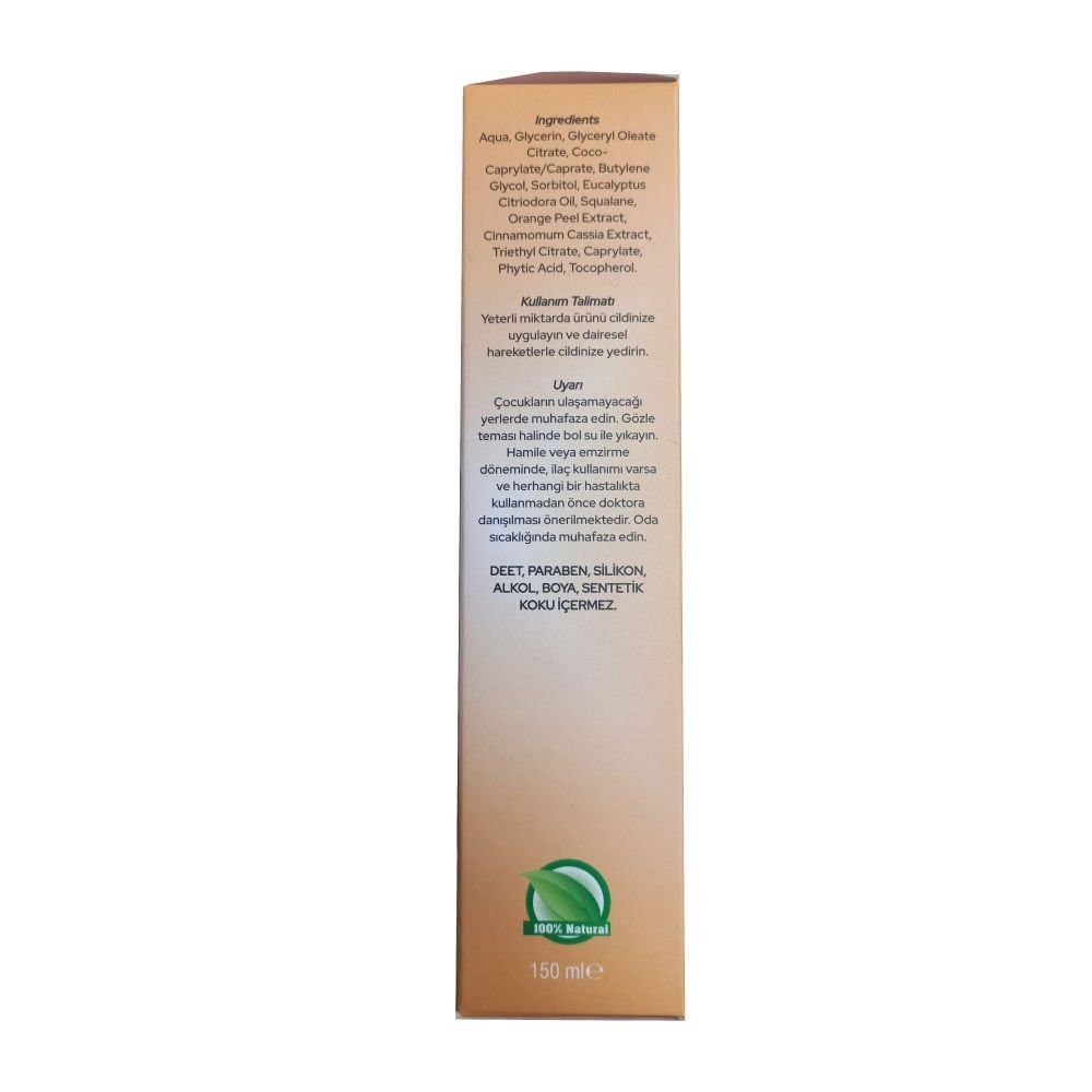 Cliniva Portakal Özlü Bitkisel Sinek Kovucu Sprey 150 ml
