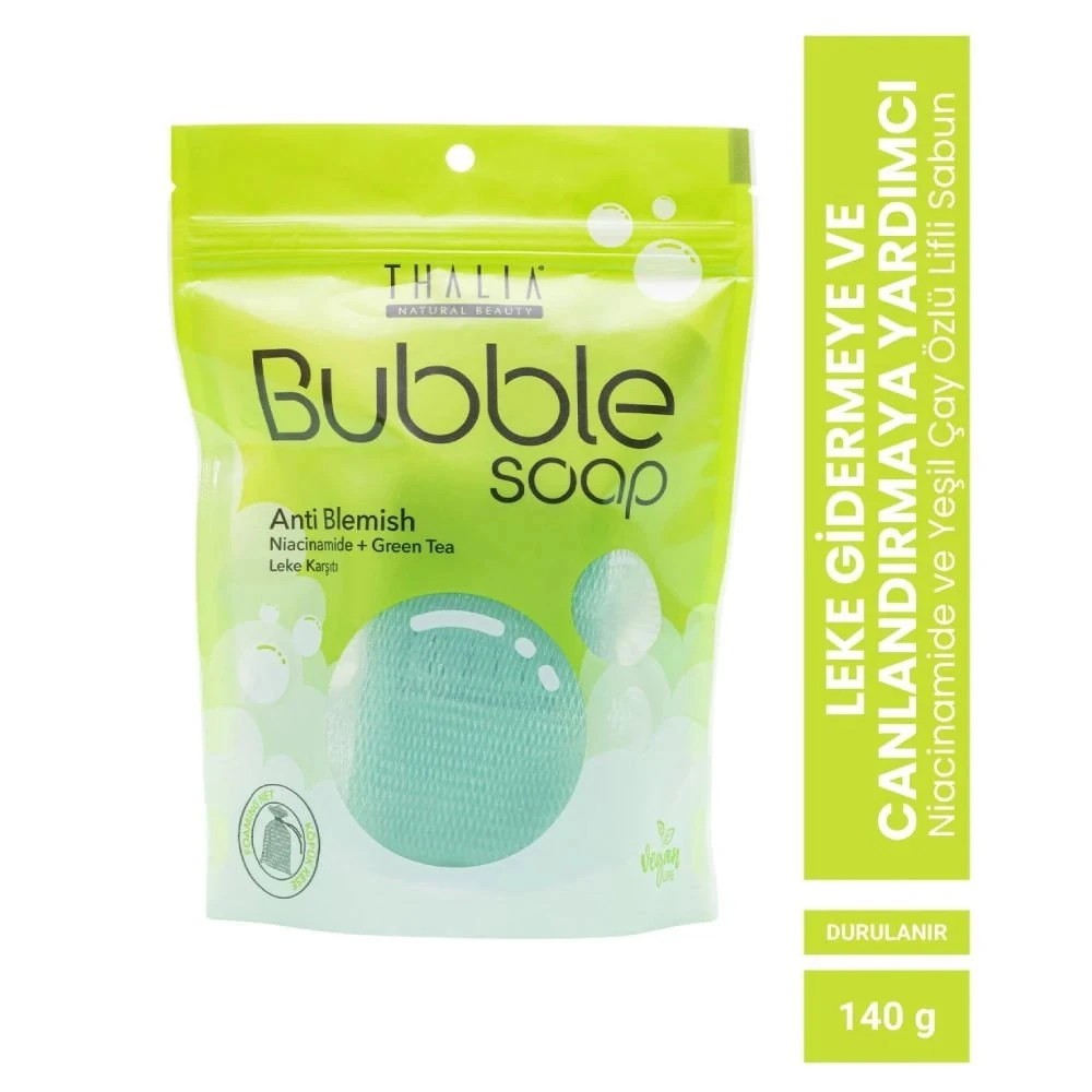 Leke Gidermeye & Canlandırmaya Yardımcı Niacinamide ve Yeşil Çay Özlü Lifli Sabun 140gr