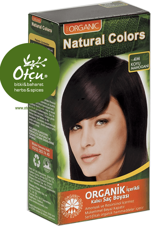Natural Colors 4M Koyu Mahogani Organik Saç Boyası