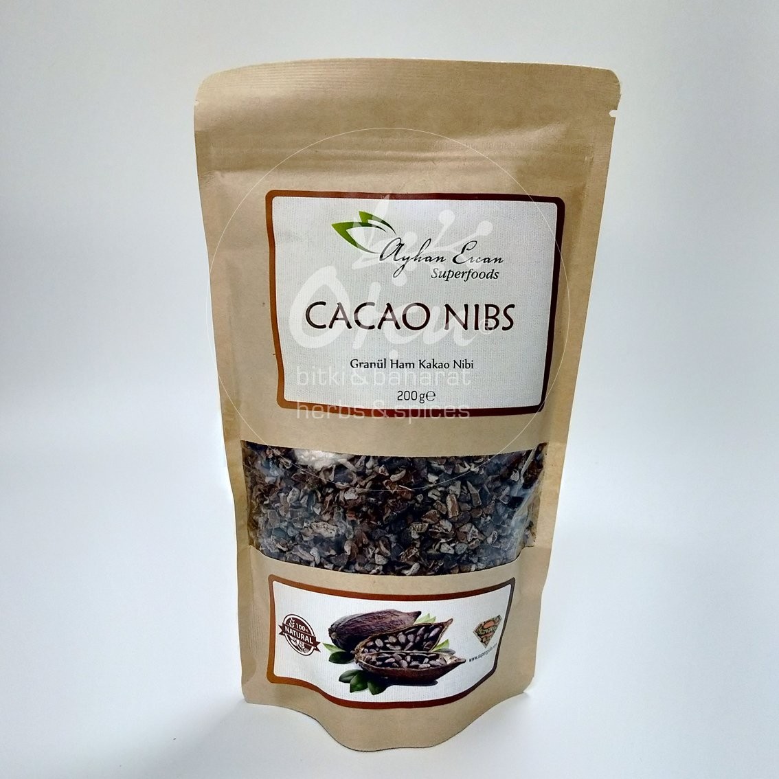 Ayhan Ercan Saf Kakao Çekirdeği Nibs (Granül) 200 gr