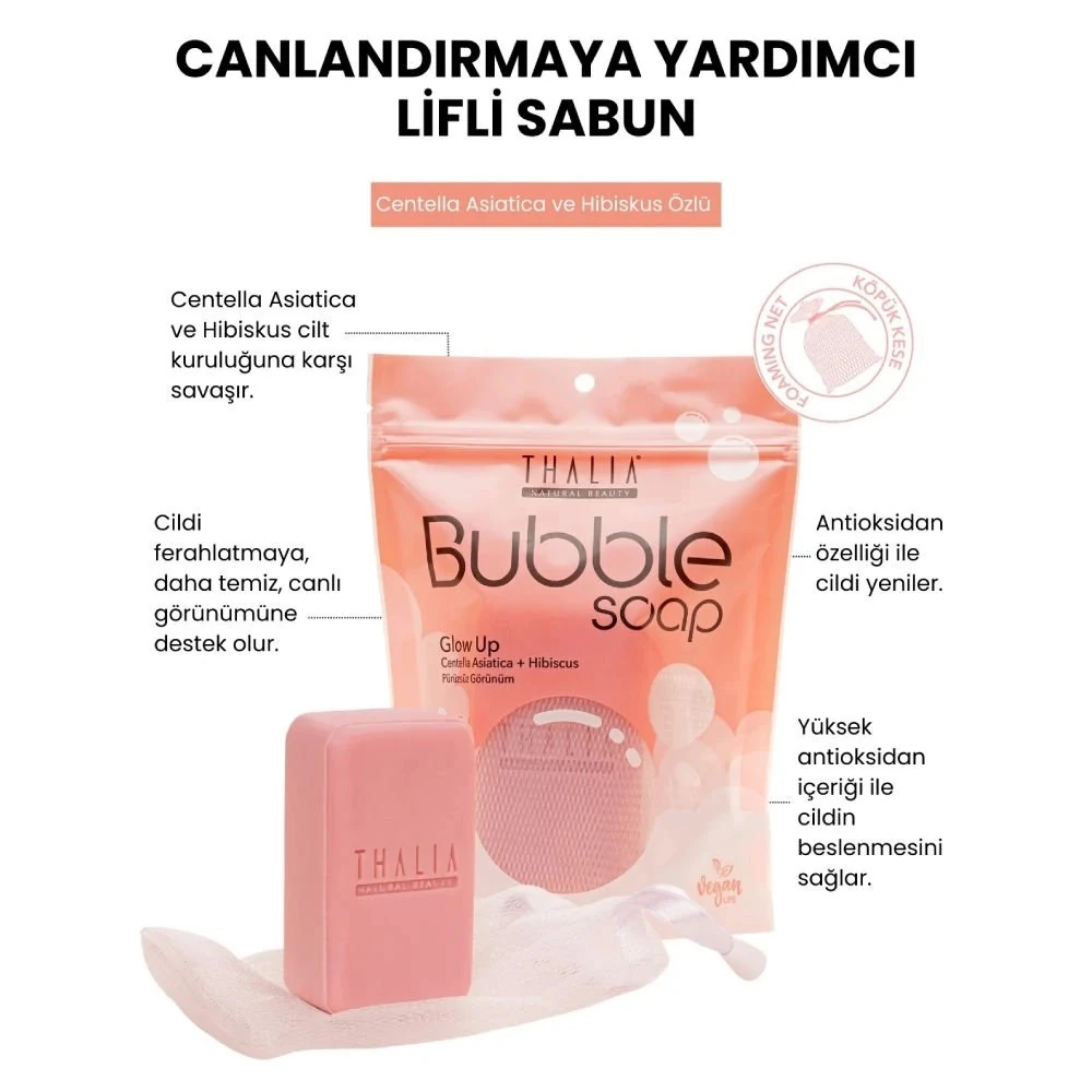 Aydınlatmaya Yardımcı Centella Asiatica & Hibiskus Özlü Lifli Sabun 140gr