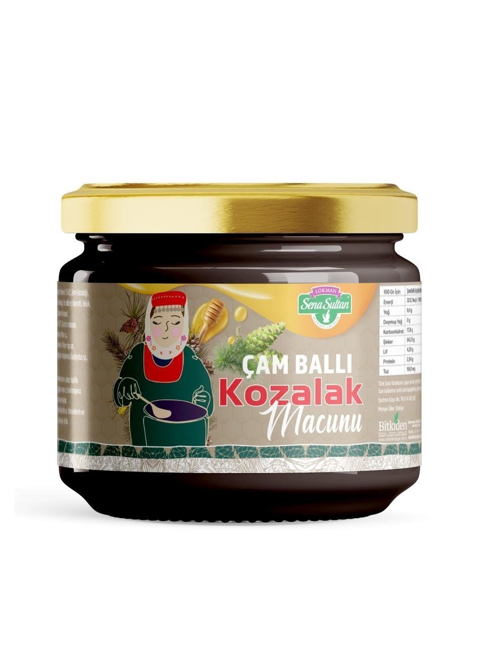 Sena Sultan Çam Ballı Kozalak Macunu Glikoz Içermez 350 gr