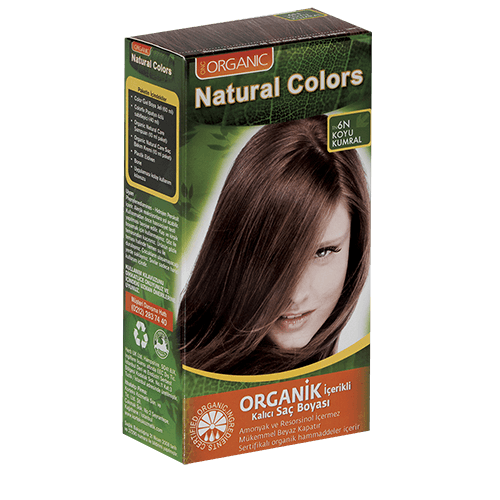Natural Colors 6N Koyu Kumral Organik Saç Boyası