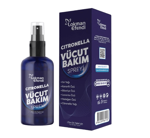 Lokman Efendi Citronella Vücut Bakım Spreyi 125 ml